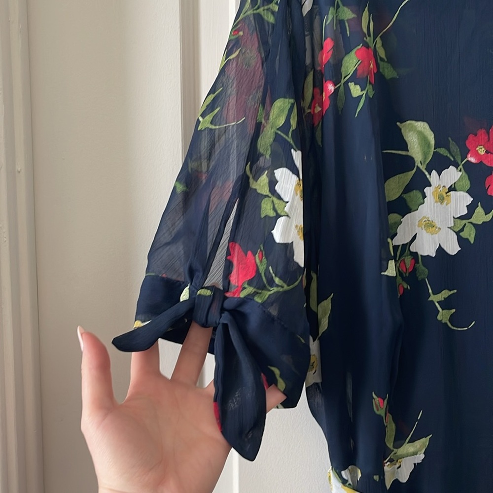 Calvin Klein Floral Shirt Dress - Picture 5 of 16